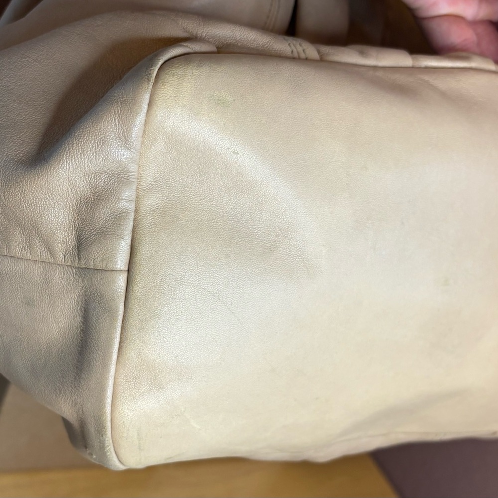 Celine Vintage Bag Tan Leather Shoulder Bag - Picture 5 of 11